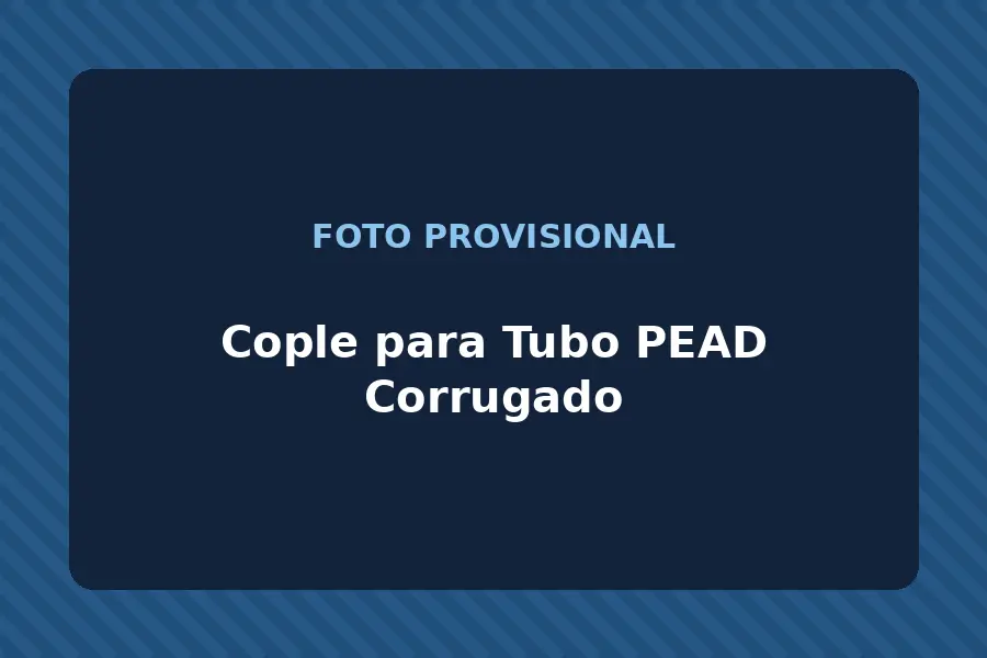 Cople para Tubo PEAD Corrugado