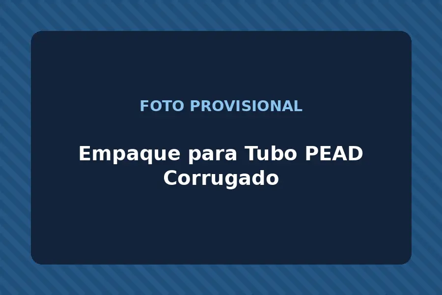 Empaque para Tubo PEAD Corrugado