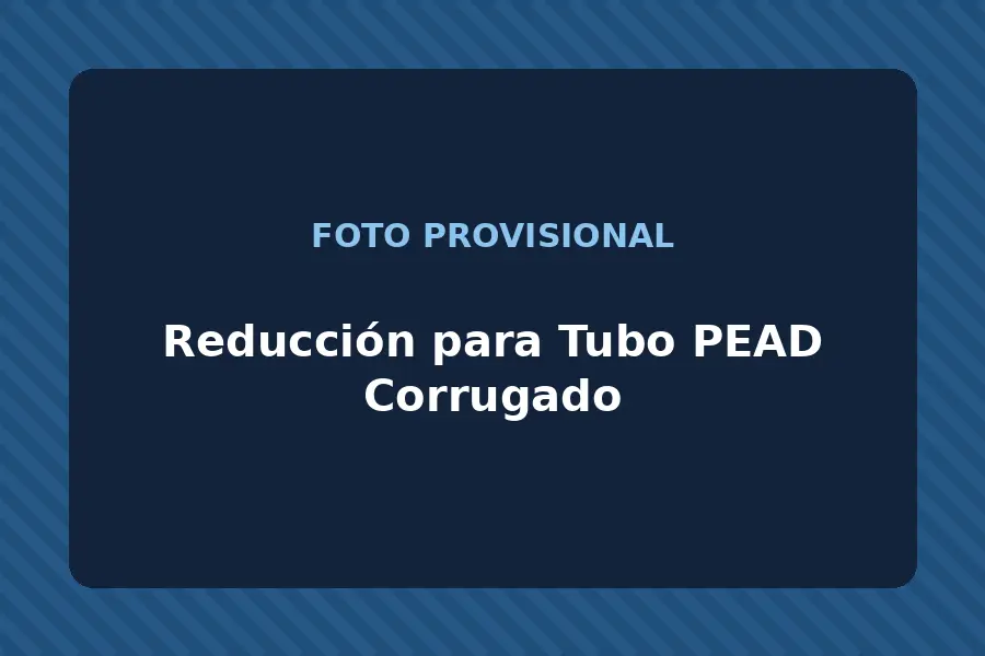 Reducción para Tubo PEAD Corrugado