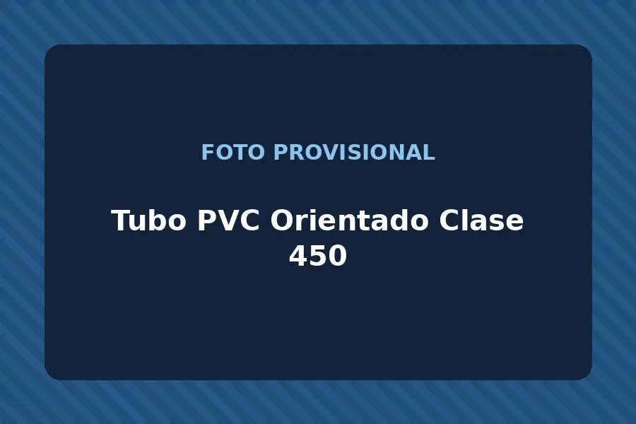 Tubo PVC Orientado Clase 450